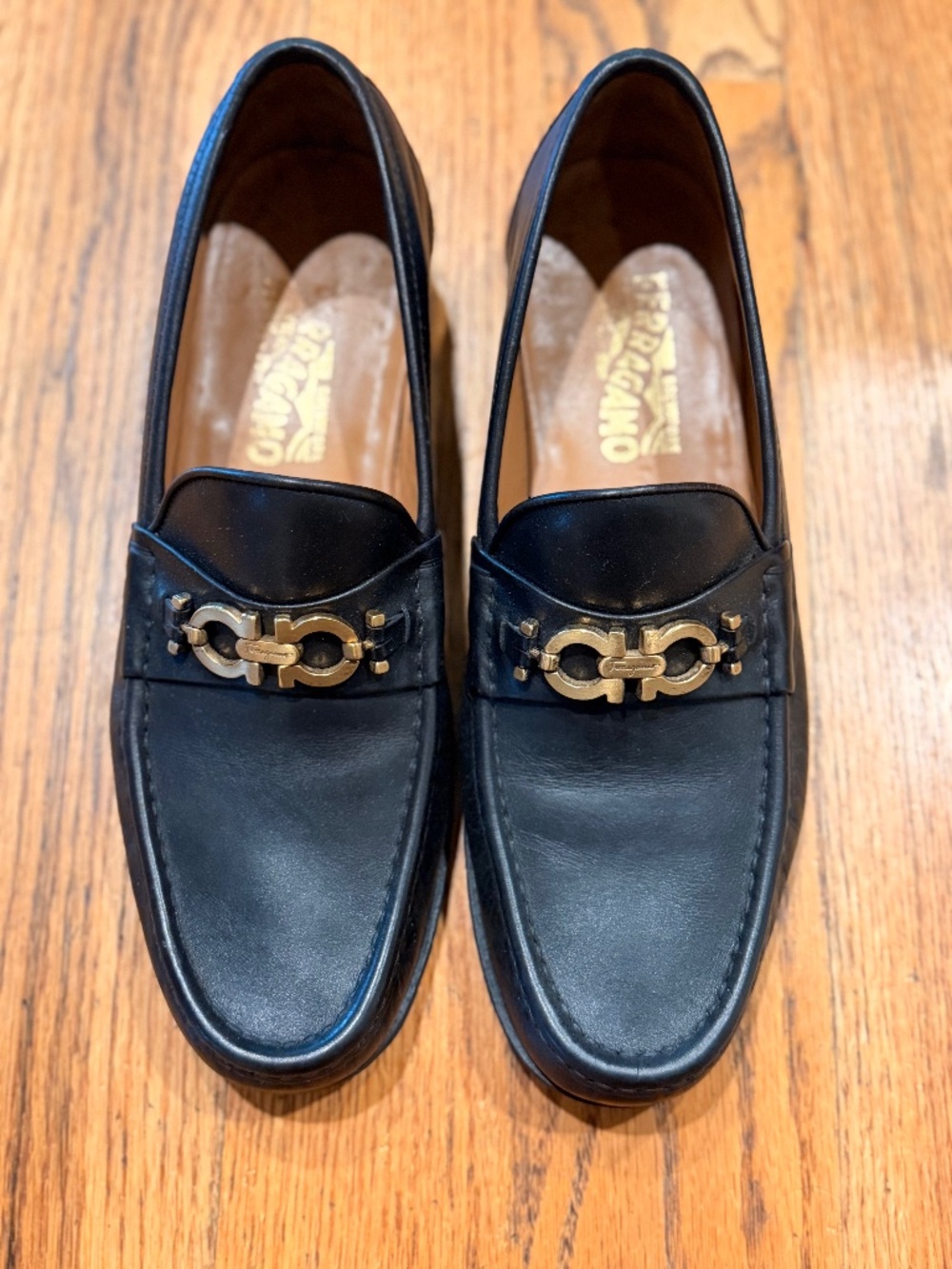 Men’s Ferragamo Black Loafers